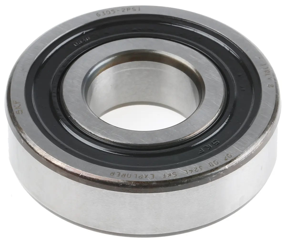 Produktfoto 1 von SKF 1-reihig Kugellager glatt, Innen-Ø 25 mm / Außen-Ø 62 mm Außen-ø , Breite 17 mm