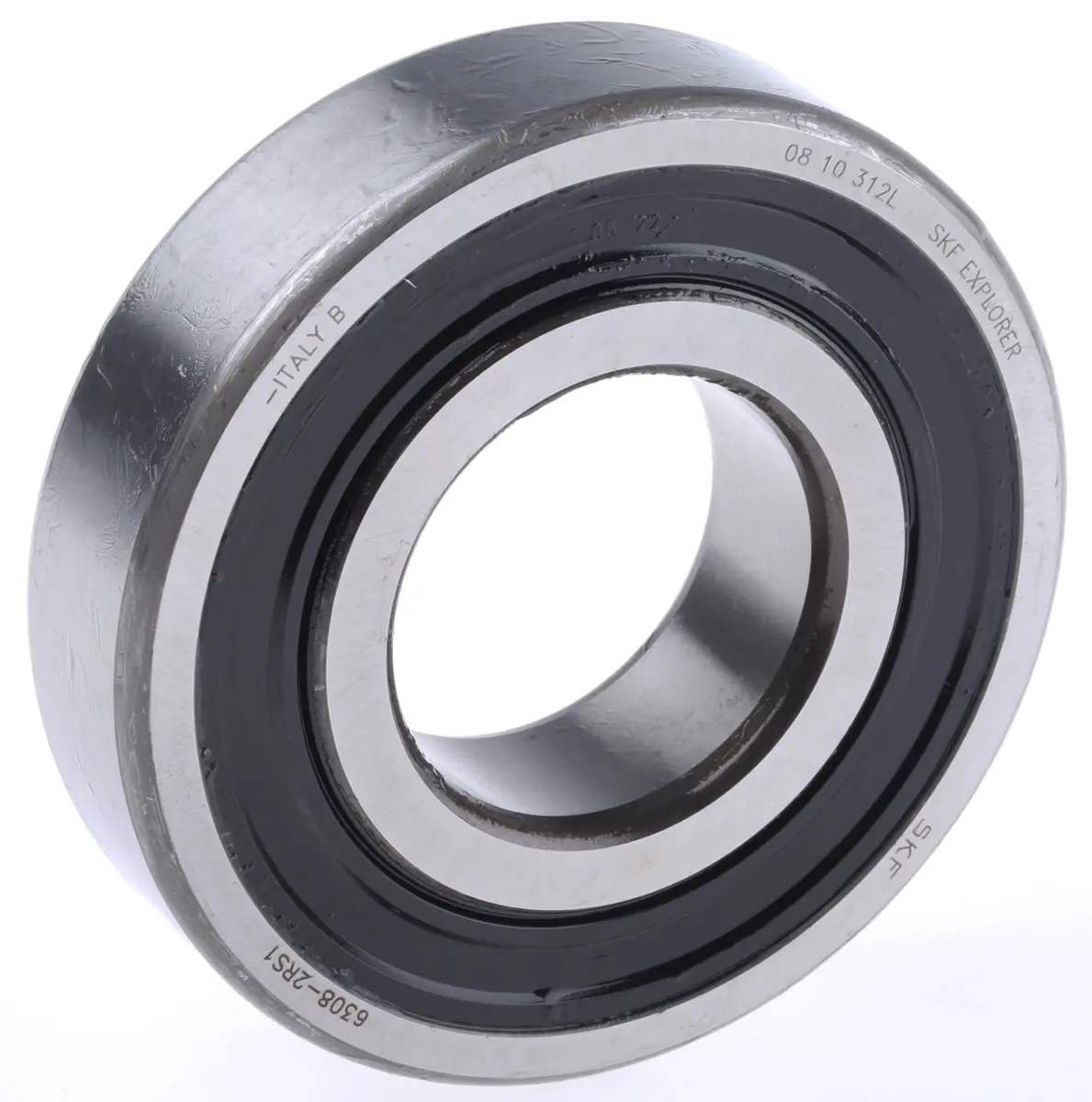 Produktfoto 1 von SKF 1-reihig Kugellager glatt, Innen-Ø 40 mm / Außen-Ø 90 mm Außen-ø , Breite 23 mm