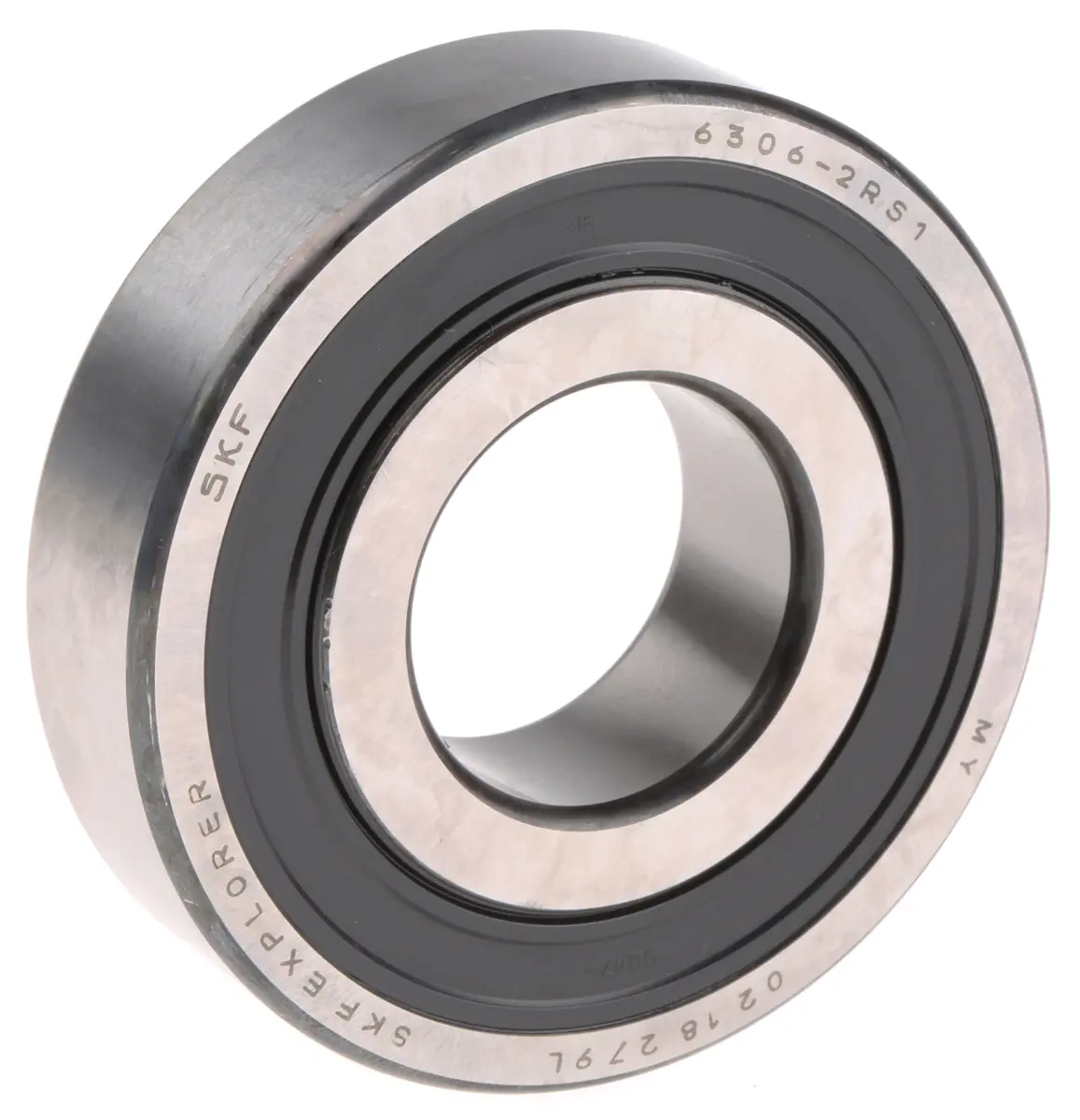 Produktfoto 1 von SKF 1-reihig Kugellager glatt, Innen-Ø 30 mm / Außen-Ø 72 mm Außen-ø , Breite 19 mm