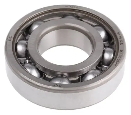 Produktfoto 1 von SKF 1-reihig Kugellager glatt, Innen-Ø 35 mm / Außen-Ø 80 mm Außen-ø , Breite 21 mm