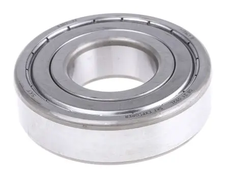 Produktfoto 1 von SKF 1-reihig Kugellager glatt, Innen-Ø 35 mm / Außen-Ø 80 mm Außen-ø , Breite 21 mm 80 mm