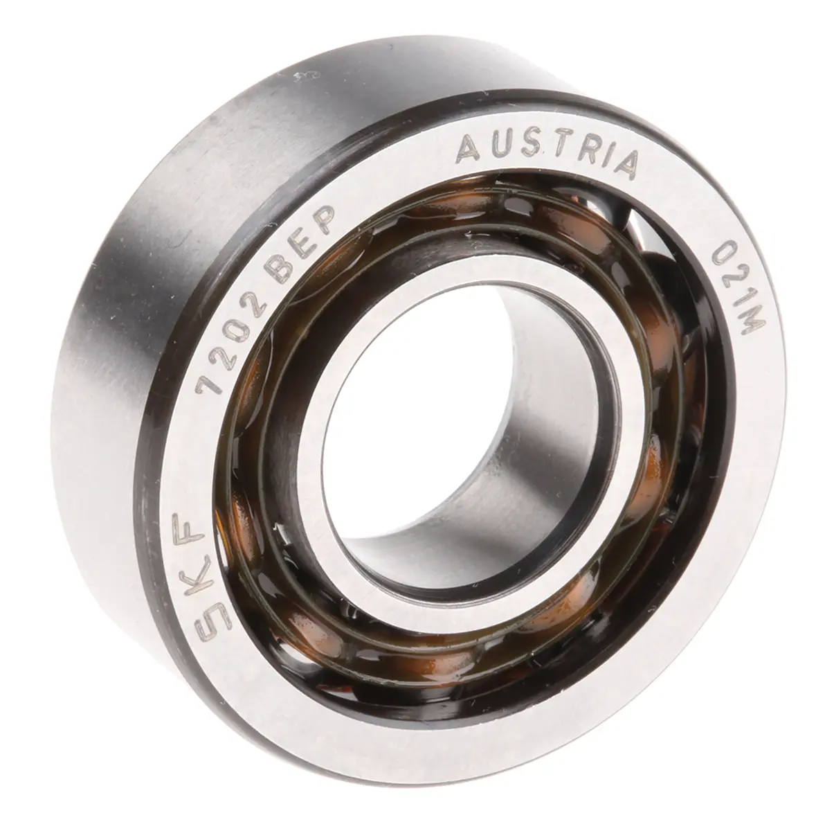 Produktfoto 1 von SKF Kugellager 1-reihig glatt, Innen-Ø 15 mm / Außen-Ø 35 mm Außen-ø , Breite 11 mm