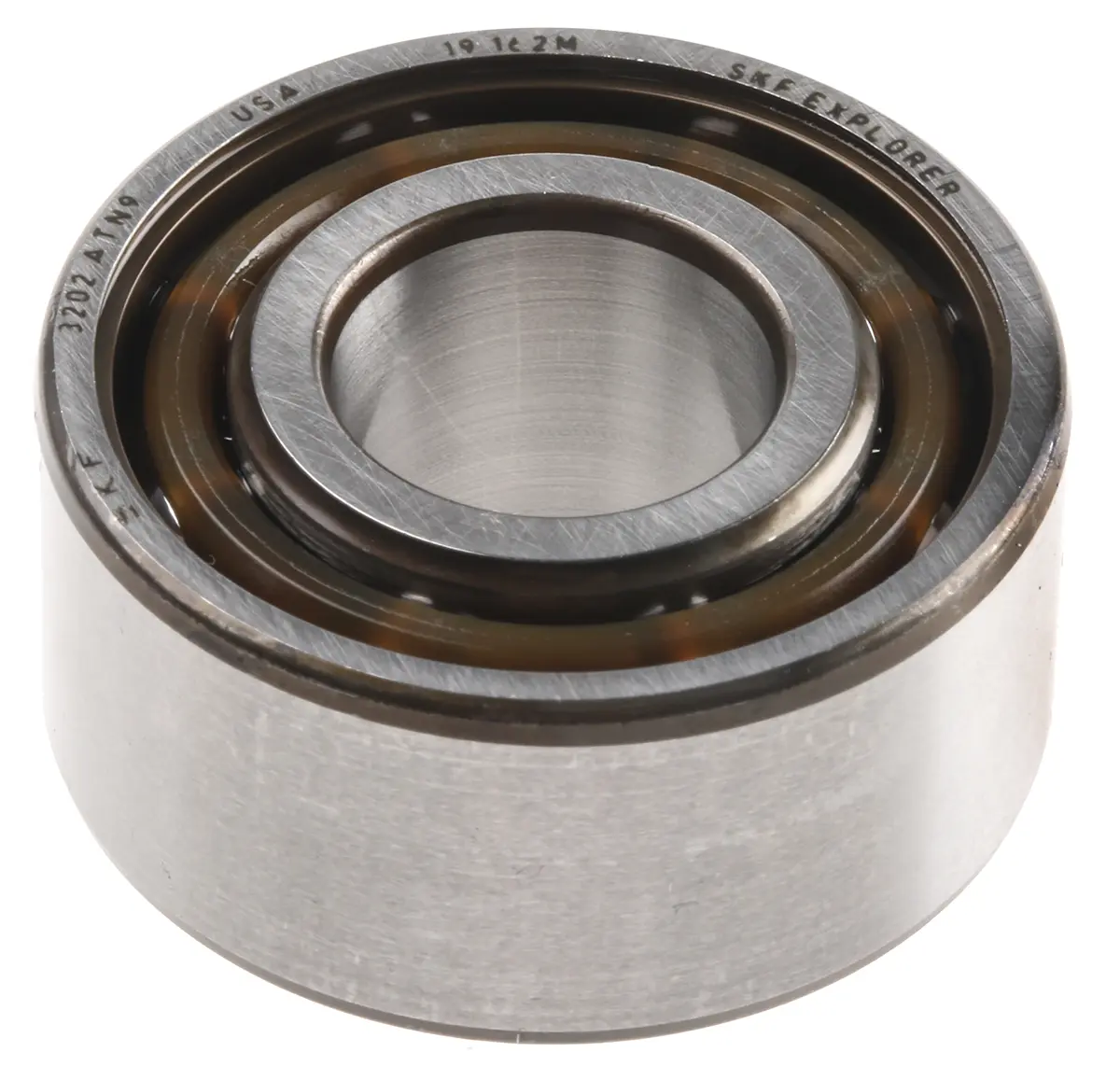 Produktfoto 1 von SKF Kugellager 2-reihig glatt, Innen-Ø 15 mm / Außen-Ø 35 mm Außen-ø , Breite 15.9 mm