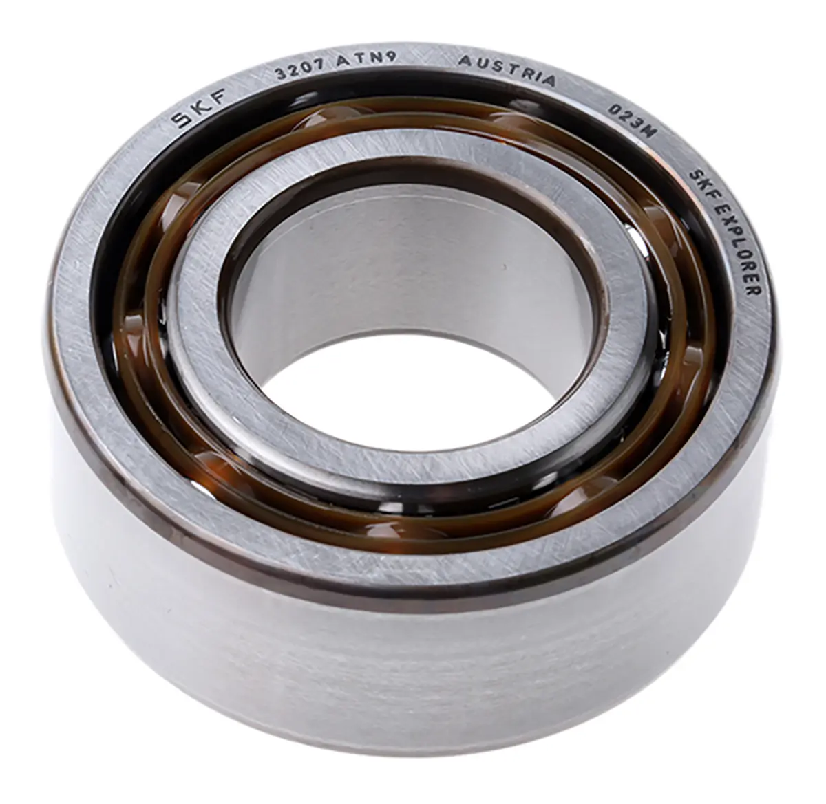 Produktfoto 1 von SKF Schrägkugellager 2-reihig glatt, Innen-Ø 35 mm / Außen-Ø 72 mm Außen-ø , Breite 27 mm