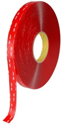 Produktfoto 1 von 3M 4918F 700003 Acrylat Klebeband, Klar, Stärke 2 mm, 19mm x 16.5 m