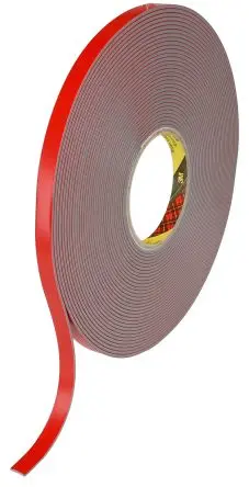 Produktfoto 1 von 3M 4991 700003 Acrylat Klebeband, Grau, Stärke 2.3 mm, 12.0mm x 16.5 m