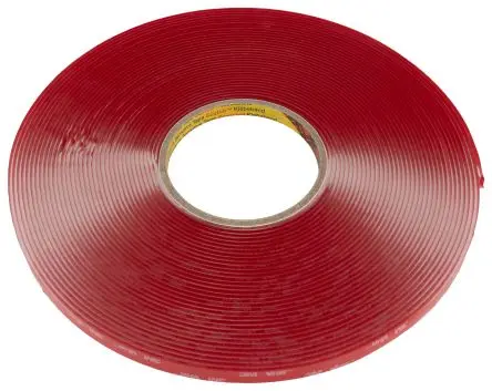 Produktfoto 1 von 3M 4918 700007 Acrylat Hochfestes Klebeband, Klar, Stärke 1.5 mm, 9mm x 16.5 m