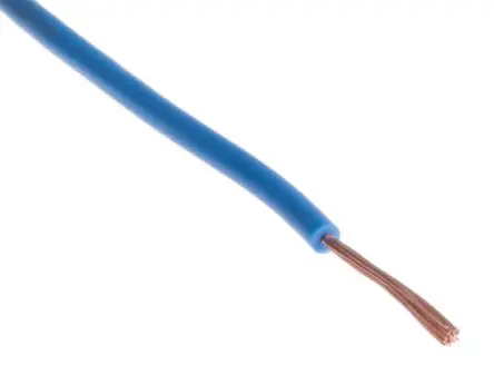 Produktfoto 1 von Staubli Schaltdraht, 27 AWG 100 m Blau Ø 1 mm 26 Litzen