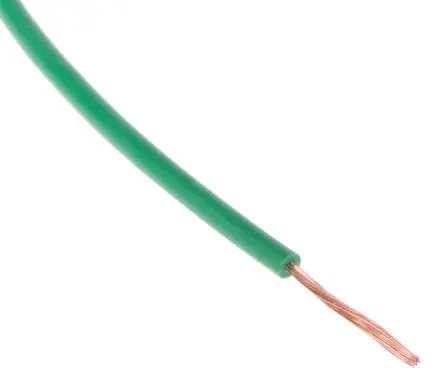 Produktfoto 1 von Staubli FlexiVolt Schaltdraht, 26 AWG 100 m Grün Ø 1.5 mm 39 Litzen