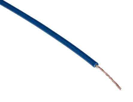 Produktfoto 1 von Staubli FlexiVolt Schaltdraht, 23 AWG 100 m Blau Ø 1.7 mm 66 Litzen
