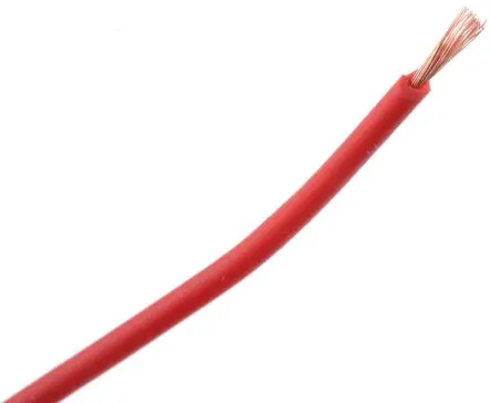Produktfoto 1 von Staubli Schaltdraht, 26 AWG 100 m Rot Ø 1.5 mm 39 Litzen