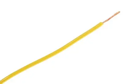 Produktfoto 1 von Staubli FlexiVolt Schaltdraht, 23 AWG 100 m Gelb Ø 1.7 mm 66 Litzen