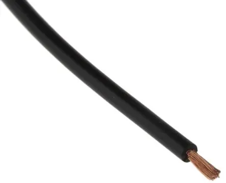 Produktfoto 1 von Staubli FlexiVolt Schaltdraht, 20 AWG 100 m Schwarz Ø 2.1 mm 129 Litzen Polyvinylchlorid