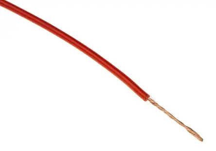 Produktfoto 1 von Staubli FlexiVolt Schaltdraht, 20 AWG 100 m Rot Ø 2.1 mm 129 Litzen Polyvinylchlorid