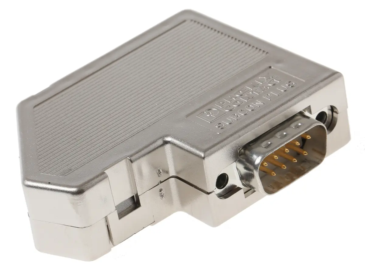 Phoenix Contact SUBCON-PLUS M2 D-Sub-Steckverbinder D 35 °, 9-polig, Frontplattenmontage Stecker, mit Schraubbefestigung