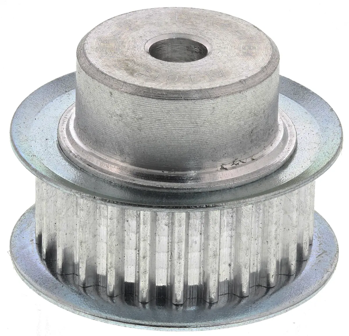 Produktfoto 1 von RS PRO Aluminium Zahnriemenscheibe 6 mm, 25 Zähne / Teilung 2.5 mm, Bohrung 4 mm