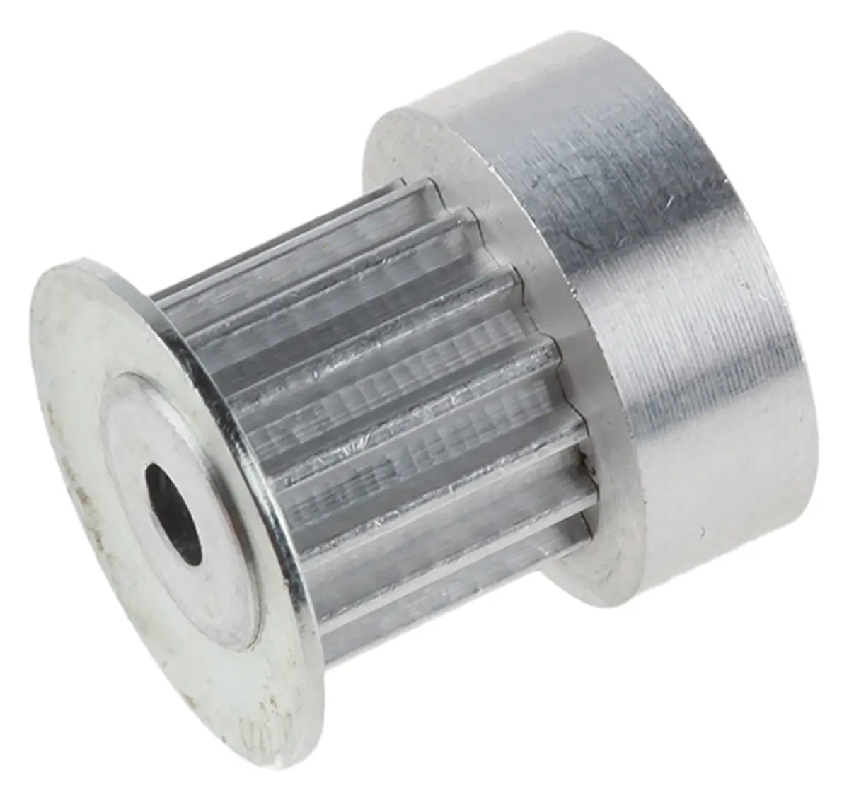 Produktfoto 1 von RS PRO Aluminium Zahnriemenscheibe 6 mm, 15 Zähne / Teilung 2.5 mm, Bohrung 3 mm
