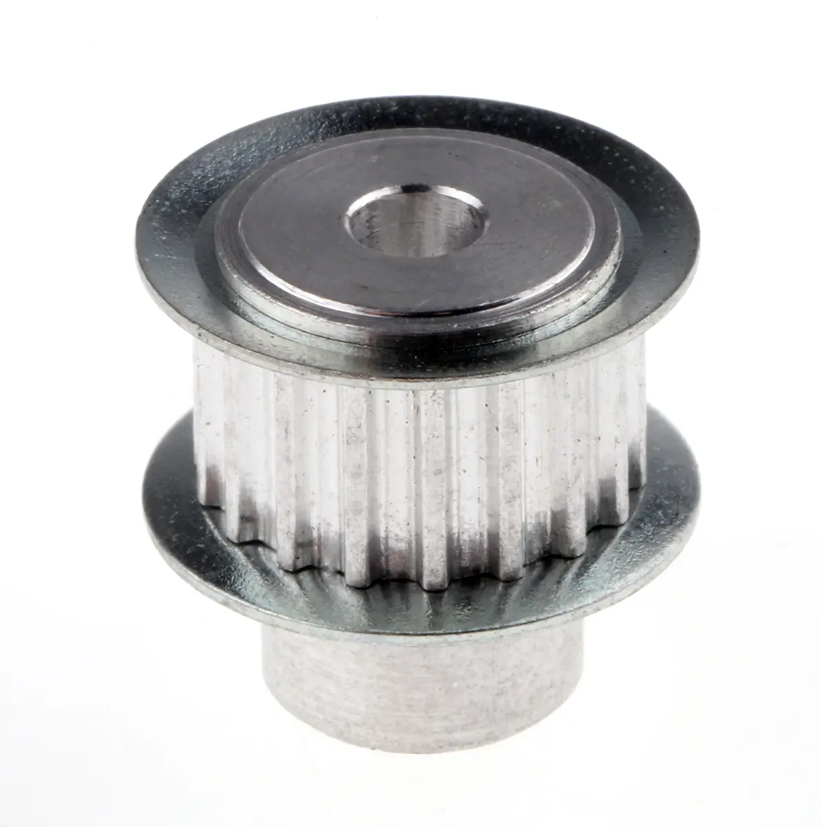 Produktfoto 1 von RS PRO Aluminium Zahnriemenscheibe 6 mm, 18 Zähne / Teilung 2.5 mm, Bohrung 4 mm