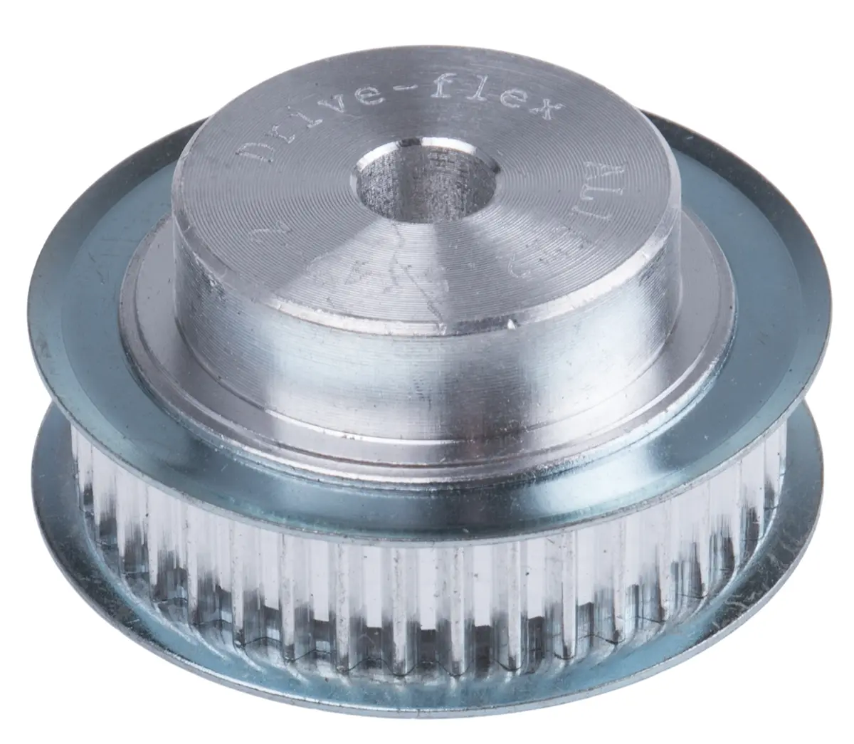 Produktfoto 1 von RS PRO Aluminium Zahnriemenscheibe 6 mm, 40 Zähne / Teilung 2.5 mm, Bohrung 6 mm