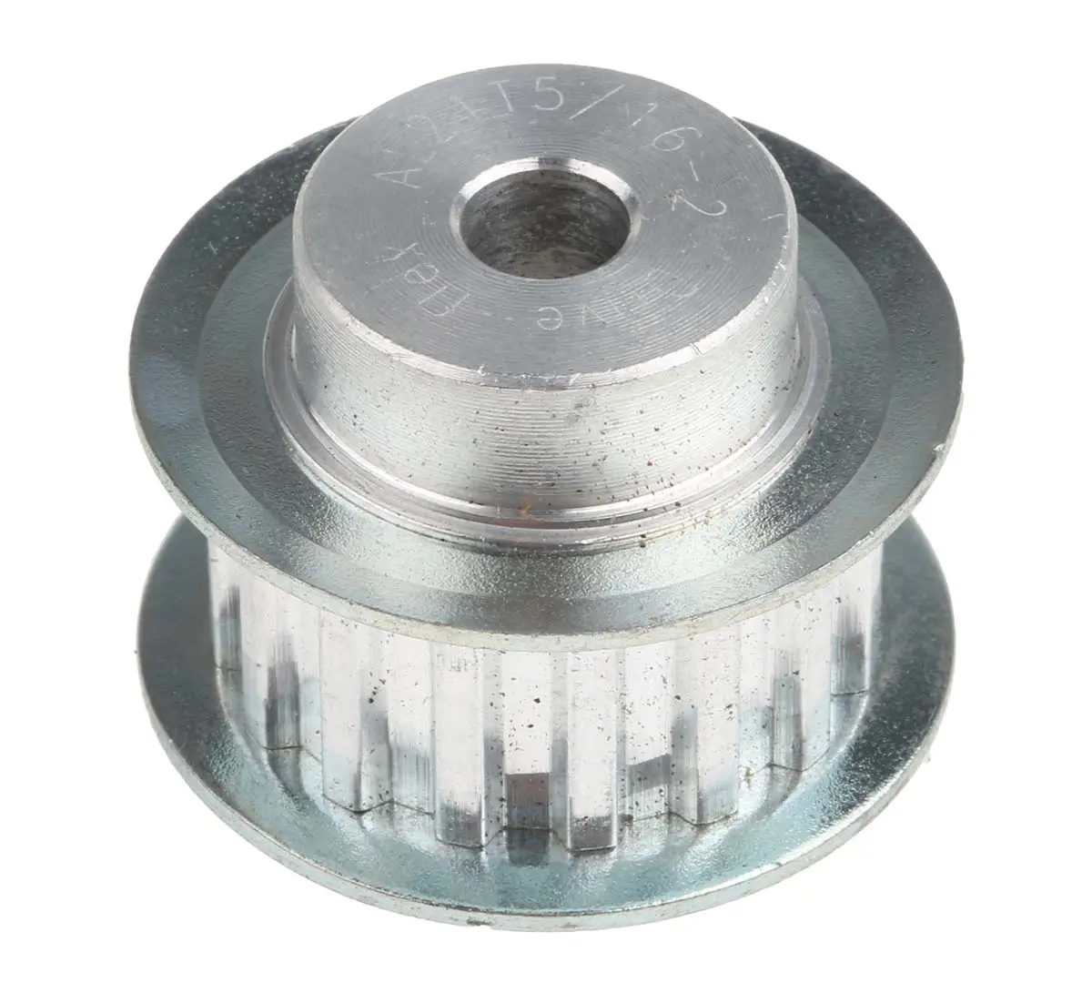 Produktfoto 1 von RS PRO Aluminium Zahnriemenscheibe 10 mm, 16 Zähne / Teilung 5 mm, Bohrung 6 mm