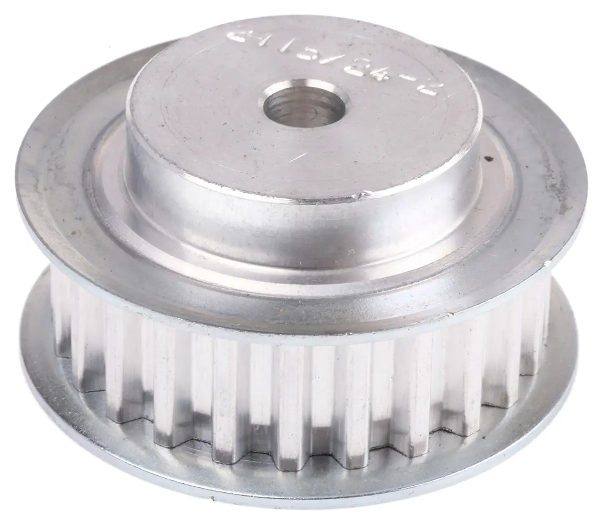 Produktfoto 1 von RS PRO Aluminium Zahnriemenscheibe 10 mm, 24 Zähne / Teilung 5 mm, Bohrung 6 mm