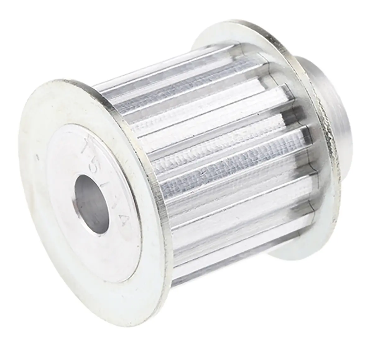 Produktfoto 1 von RS PRO Aluminium Zahnriemenscheibe 16 mm, 14 Zähne / Teilung 5 mm