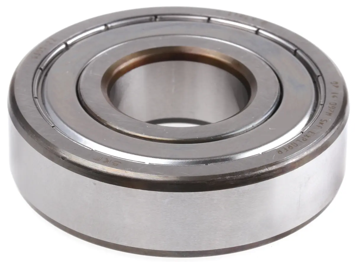 Produktfoto 1 von SKF 1-reihig Kugellager glatt, Innen-Ø 25 mm / Außen-Ø 62 mm Außen-ø , Breite 17 mm