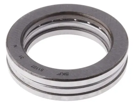Produktfoto 1 von SKF Kugellager 1-reihig glatt, Innen-Ø 35 mm / Außen-Ø 52 mm Außen-ø , Breite 12 mm