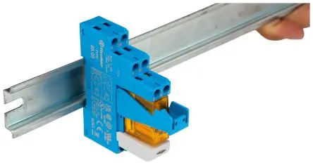 Finder 48 Elektromechanisches Interfacerelais 24V, 1-poliger Umschalter DIN-Hutschiene