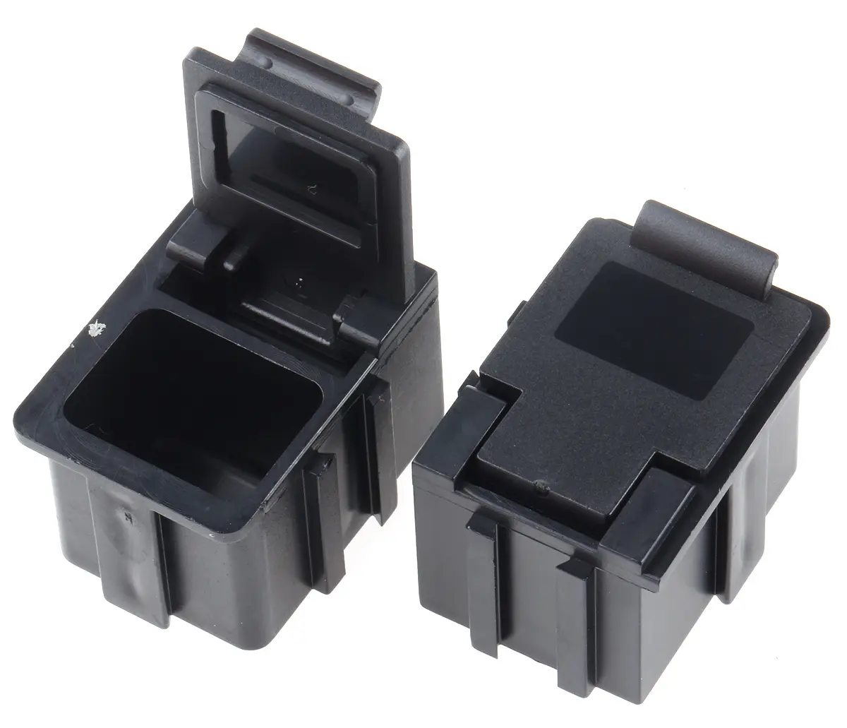 Produktfoto 1 von Licefa Kleinteilebox, Polystyrol Schwarz, 21 mm x 29 mm x 22 mm