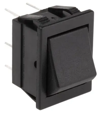 Produktfoto 1 von Arcolectric Panel Wippschalter 2-poliger Umschalter Ein-Neutral-Ein Ein-Aus-Ein, 16A, IP54, IP67
