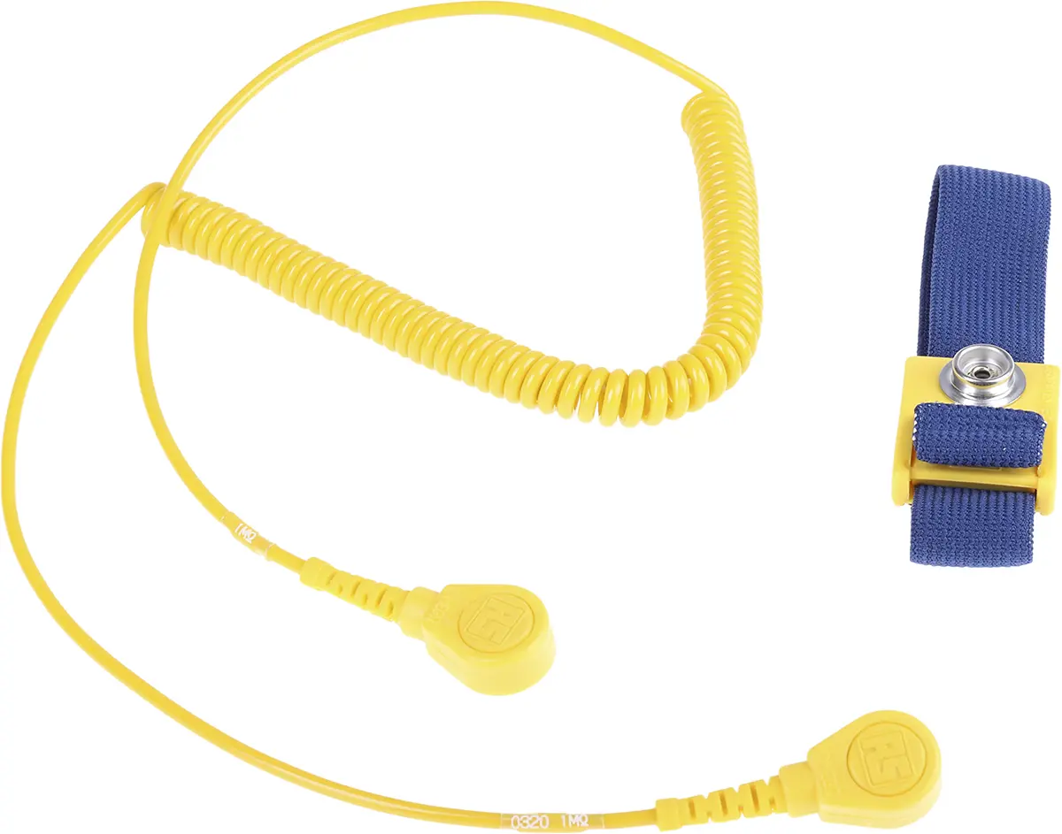 Produktfoto 1 von RS PRO Antistatik-Erdungsarmband und -Kabelsatz Antistatik-Erdungsarmband und -Kabelsatz EN 61340-5-1 konform