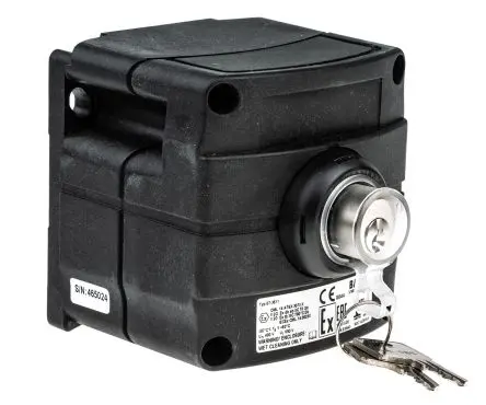 Produktfoto 1 von Bartec Tastend Steuerstation-Schalter 2 Schließer Schwarz Thermoplast, IP66, IP67, 1 Kunststoff Schwarz Ø 22 mm
