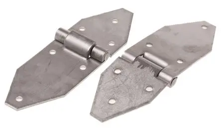 Produktfoto 1 von Savigny Edelstahl Bandscharnier Band Festwert Freischwingend, 2 mm x 130mm x 40 mm