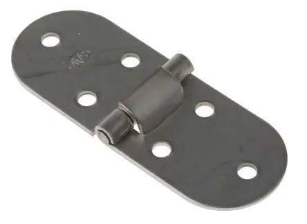 Produktfoto 1 von Savigny Edelstahl Scharnier Rund Festwert Freischwingend, 1.5 mm x 80mm x 30 mm