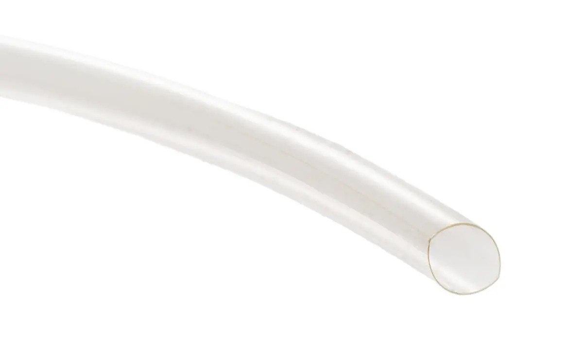 Produktfoto 1 von TE Connectivity RT-375 Wärmeschrumpfschlauch, Fluorpolymer Klar, Ø 4.8 mm Schrumpfrate 2:1, Länge 1.2m