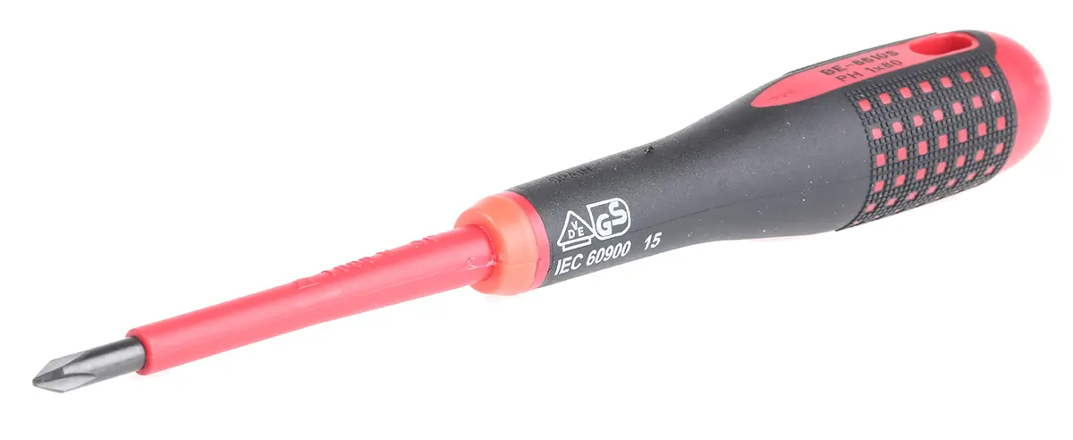 Bahco VDE 1000V zugelassen PH1 Standard, Legierungsstahl, 202 mm / Klinge 80 mm
