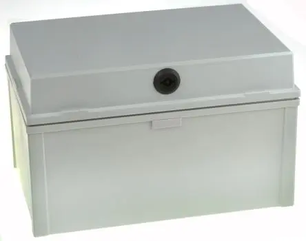 Produktfoto 1 von Fibox CAB PC Polycarbonat Wandanschlusskasten Grau IP65, HxBxT 300 mm, 200 mm x 180 mm