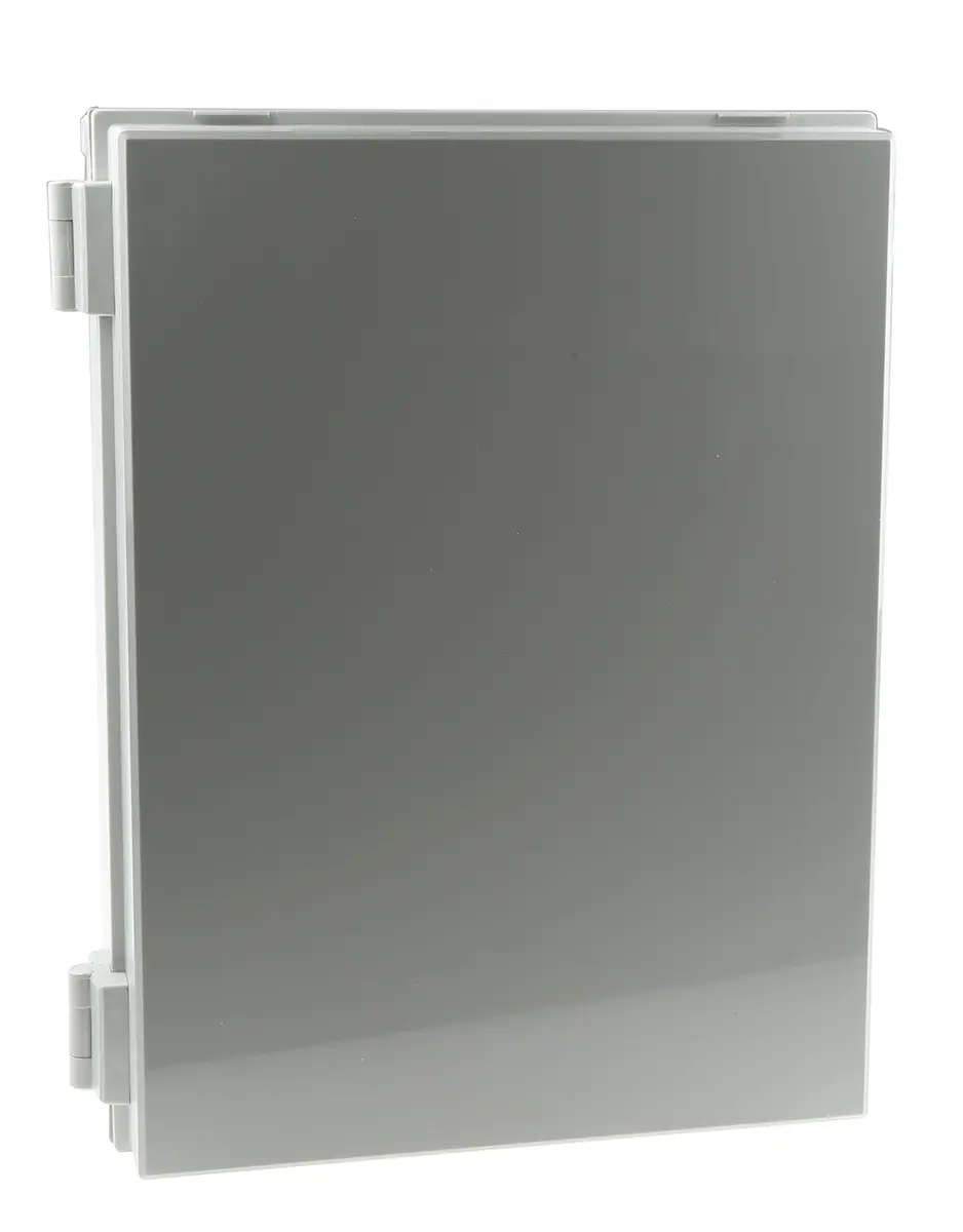 Produktfoto 1 von Fibox 8113350 Polycarbonat Wandanschlusskasten Grau IP65, HxBxT 400 mm, 300 mm x 180 mm