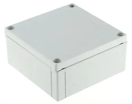 Produktfoto 1 von Fibox MNX; Gehäuse; Polycarbonat; Grau; IK08 IP66, IP67 Breite 130.1 mm Höhe 60 mm Länge 130.1 mm