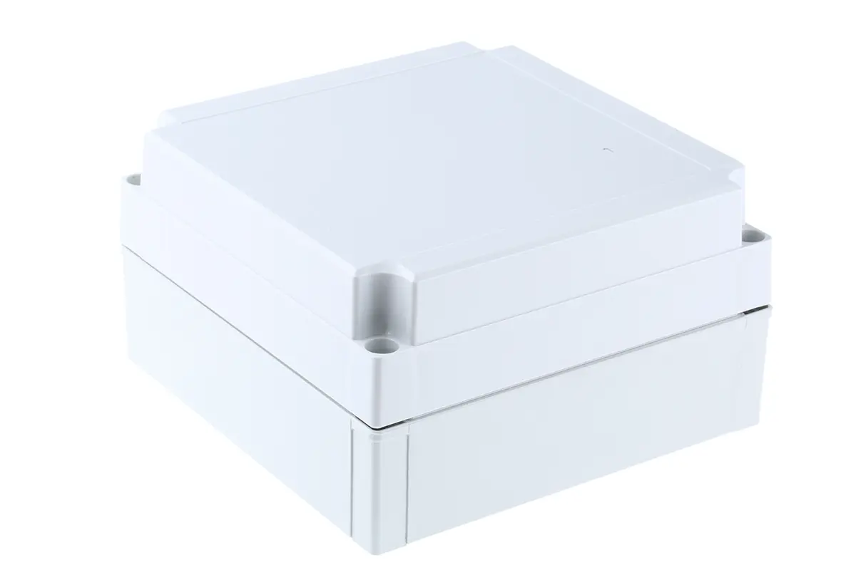 Produktfoto 1 von Fibox MNX; Gehäuse; Polycarbonat; Grau; IK08 IP66, IP40 Breite 180 mm Höhe 100 mm Länge 180 mm