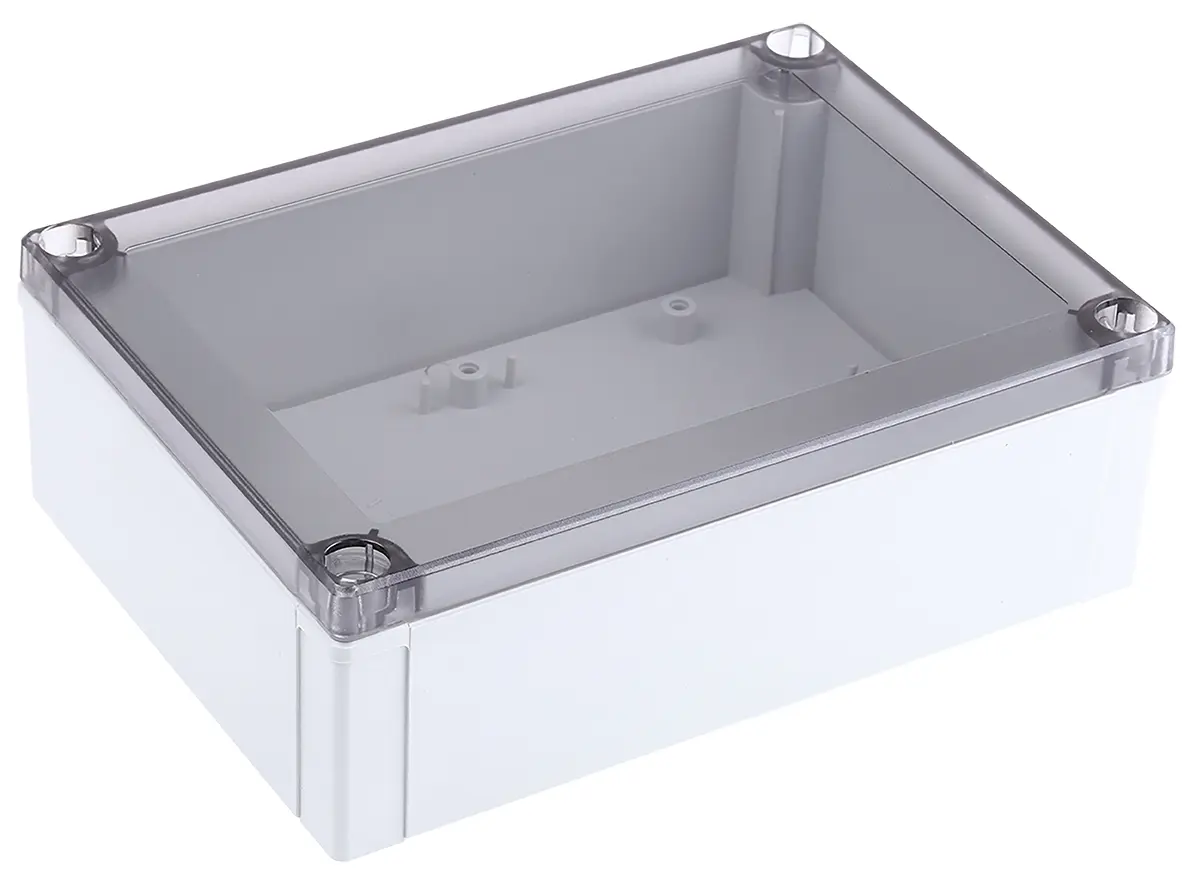 Produktfoto 1 von Fibox MNX; Gehäuse; Polycarbonat; Grau; IK08 IP40, IP66 Breite 130 mm Höhe 60 mm Länge 180 mm