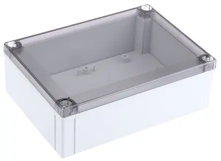 Produktfoto 1 von Fibox MNX; Gehäuse; Polycarbonat; Grau; IK08 IP67, IP66 Breite 130 mm Höhe 60 mm Länge 180 mm