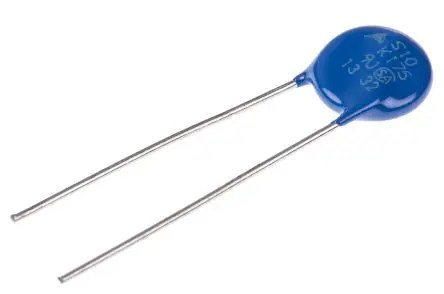 Produktfoto 1 von TDK Metalloxid-Varistor, 380 pF, 270 V / 25 A 455 V, 2500 A max., Ø 12 mm, 4.6 mm
