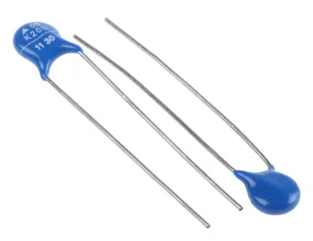 Produktfoto 1 von TDK Metalloxid-Varistor, 980 pF, 33 V / 1 A 65 V, 100 A max., Ø 7 mm, 3.5 mm, L. 8.5 mm