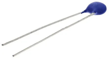 Produktfoto 1 von TDK Metalloxid-Varistor, 720 pF, 47 V / 1 A 93 V, 100 A max., Ø 7 mm, 3.6 mm, L. 8.5 mm