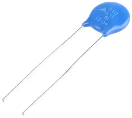 Produktfoto 1 von TDK Metalloxid-Varistor, 6.25 nF, 18 V / 5 A 36 V, 500 A max., Ø 12 mm, 4 mm, L. 14.5 mm