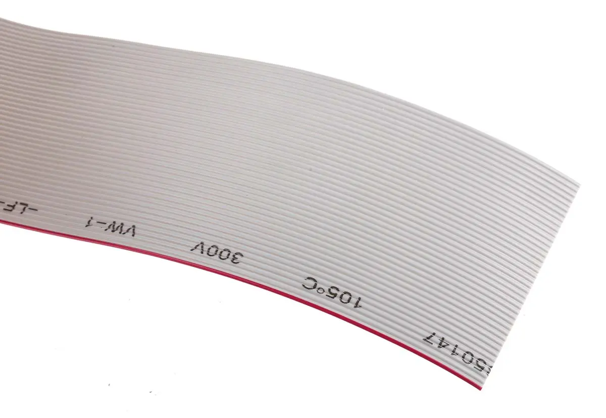 Produktfoto 1 von RS PRO Flachbandkabel , 40-adrig, Raster 1.27mm Nicht abgeschlossen 50,8 mm