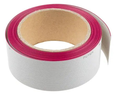Produktfoto 1 von RS PRO Flachbandkabel Flach AWG, Raster 1.27 mm 34 5 m