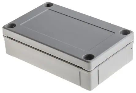 Produktfoto 1 von Fibox MNX; Gehäuse; Polycarbonat; Grau IP67, IP66 Breite 80 mm Höhe 35 mm Länge 130 mm